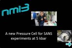 SBM@ILL - pressure cell - news teaser